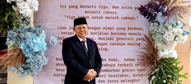 
					Kepala SMK PGRI 1 Mejobo Kudus, Hari Susilo Kurniawan. (16/5/2026). Foto: muslim centini