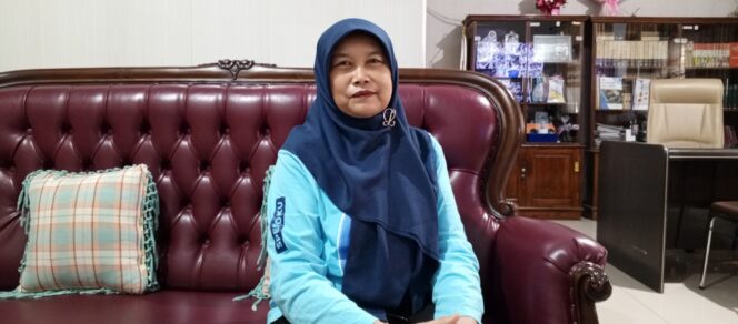 
					Kepala sekolah SMPN 2 Kudus, In Styorini, S.Pd., M.Pd., (26/5/2026). Foto: Muslim Centini